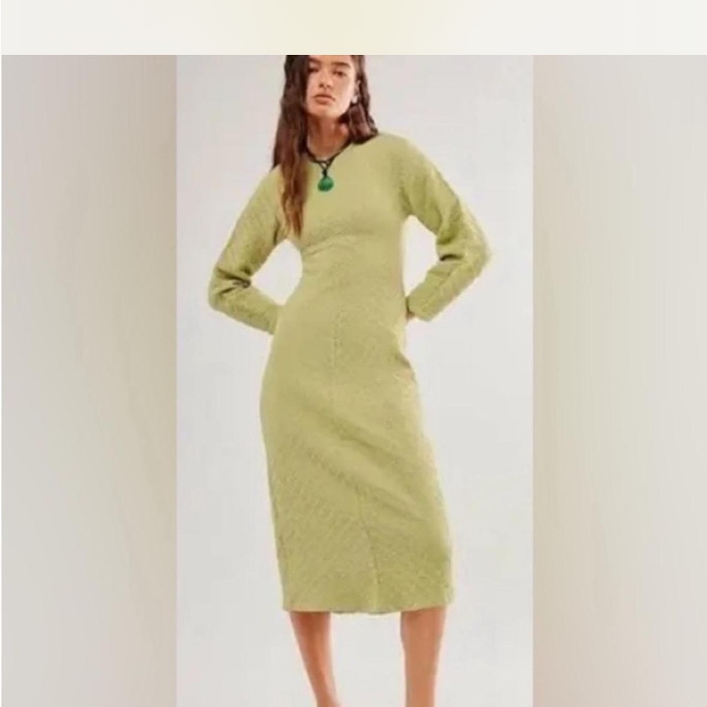 NWT! Free People Gabby Seamless Midi Dress
